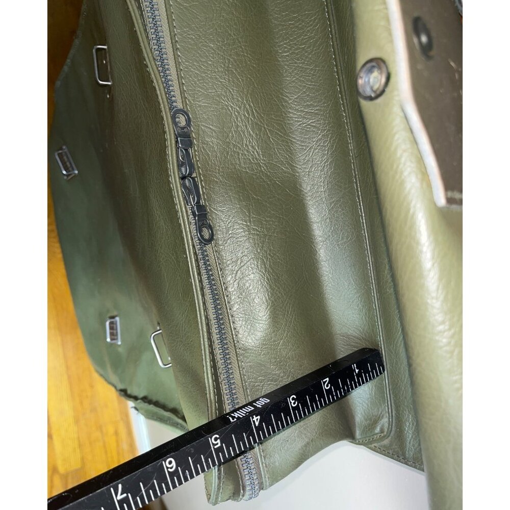 Vtg Swiss Army Military Satchel Bag 3 Ways Foldable 1970s Militaria Equipment - Picture 9 of 15